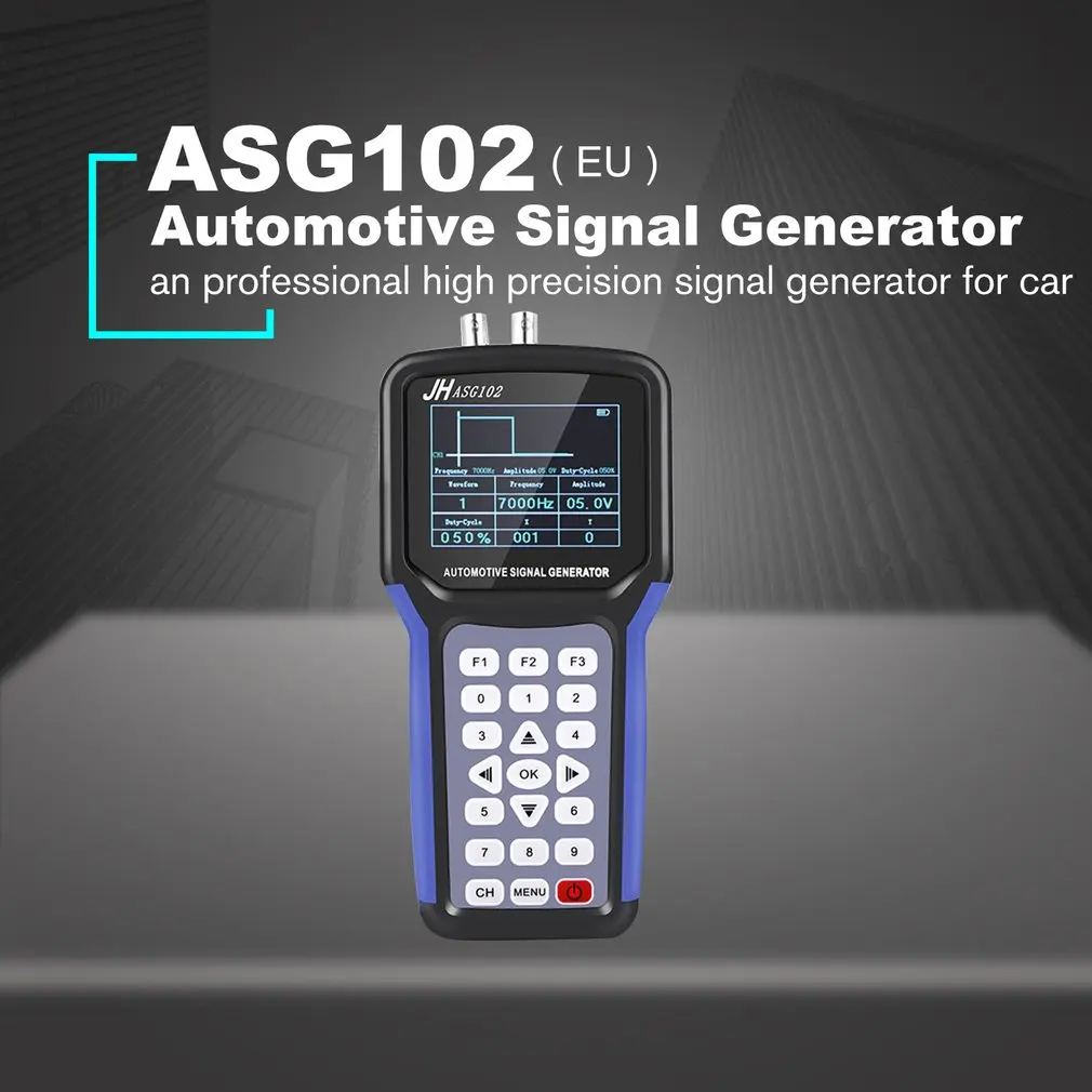 ASG102 Цифровые портативные генераторы сигналов 2 канала JHASG102 автомобильный генератор сигналов комплект с функцией передачи данных CAN