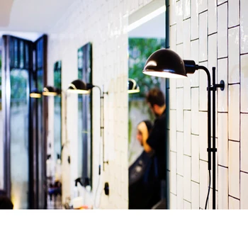 

Nordic Wall lamps Modern sconce wall light fixture Stairway LED Light In Post-modern Rustic Antique Edison Glass Spherical Shape