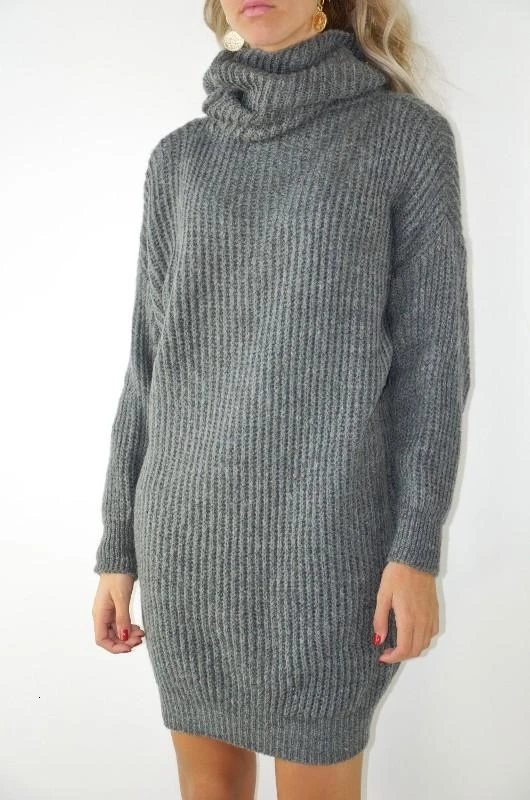 GREYMODA VESTIDO MUJER CISNE PUNTO GRUESO