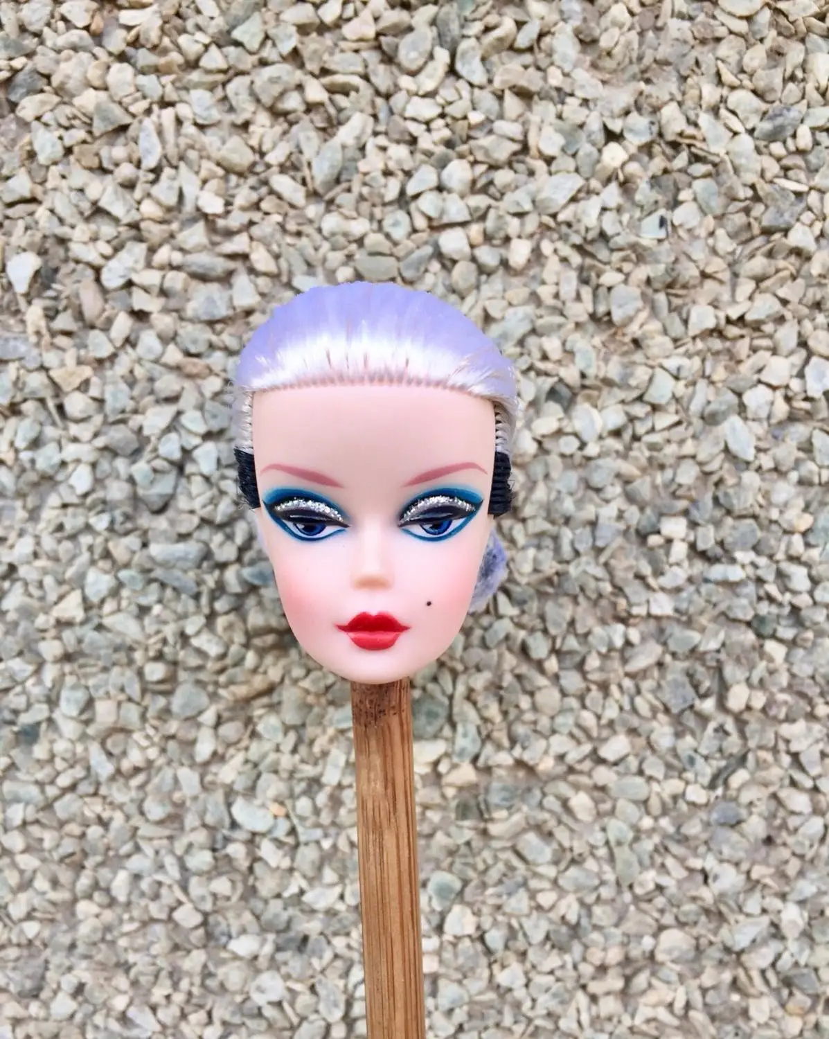 RareDollHeadCollectionRootedHairDollHeads16LadyToyHeadDIY
