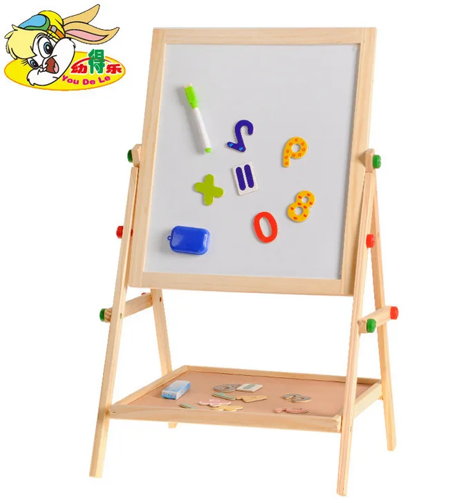 

Youdele Multi-functional-in-Wooden Drawing Board Easel Children Painting Toy