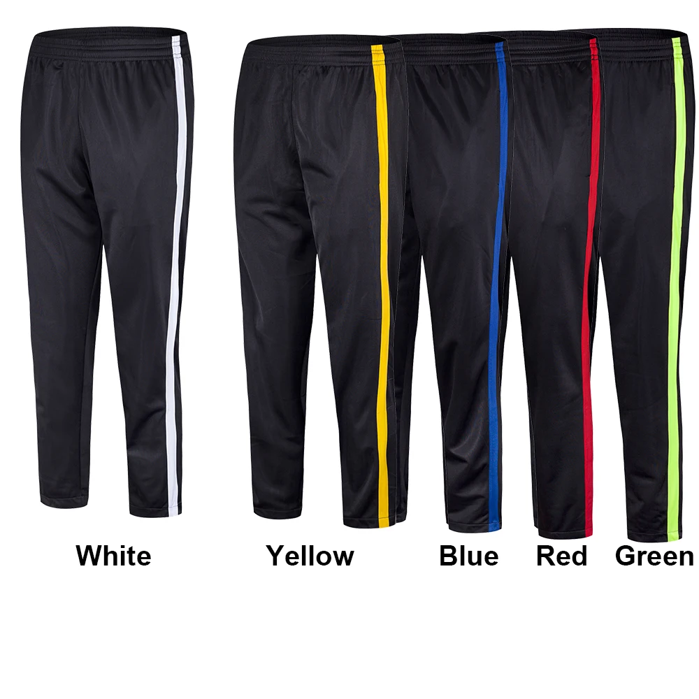 Мужские штаны для бега полосатые обтягивающие футбольные тренировочные штаны спортивные штаны для бега тренировочные футбольные штаны Спортивная одежда для фитнеса