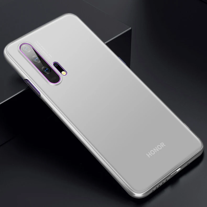 Белый Silicone Ultra Thin Case For Huawei Honor 20 Pro 10i Honor 10 Lite 9 Honor 8X 8C 8S 8A PRO Full Cover Matte Shockproof Slim Case - Цвет: Белый