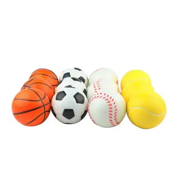 

Novelty Baseball Soccer Basketball Toy Sponge Balls 6.3cm Soft PU Foam Ball Fidget Relief Toys For Children LX7634