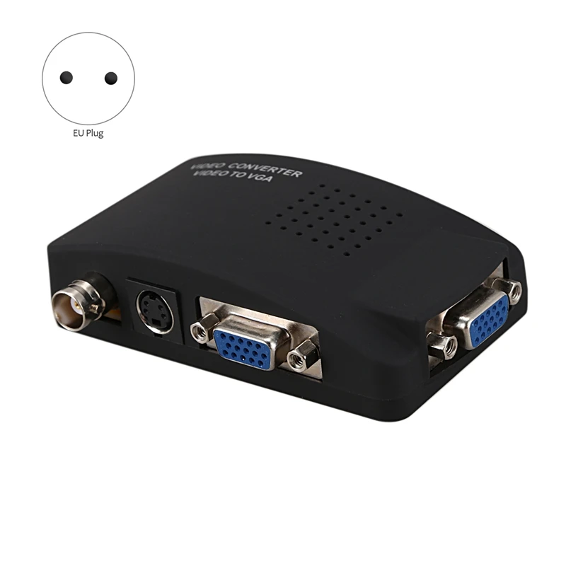 AABB-CCTV камера BNC S-Video в VGa конвертер вход в VGa выход ноутбук монитор конвертер адаптер Поддержка PAL NTS EU P