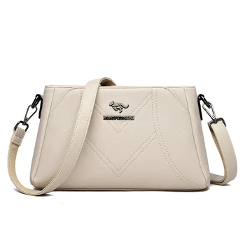 

2019 New Fashion Leather Shoulder Bags Ladies Bag Crossbody Simple Fashion Women Handbags Small Crossbody Bags For Women