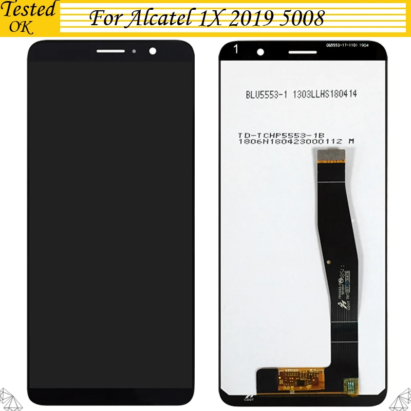 

5.5inches For Alcatel 1X 2019 5008 LCD Display Screen with Touch Digitizer Assembly For Alcatel 5008D 5008T 5008Y LCD