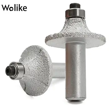 

1/2" Diamond Router Bits Wheel For Marble Granite Hand Profiler Half Bullnose Diamond Milling Cutter