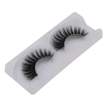 

1Pair High Quality Natural Long False Eyelashes New Fashion 3D Mink Lashes Makeup Fake Eye Lashes Hand Made Lash Maquiagem
