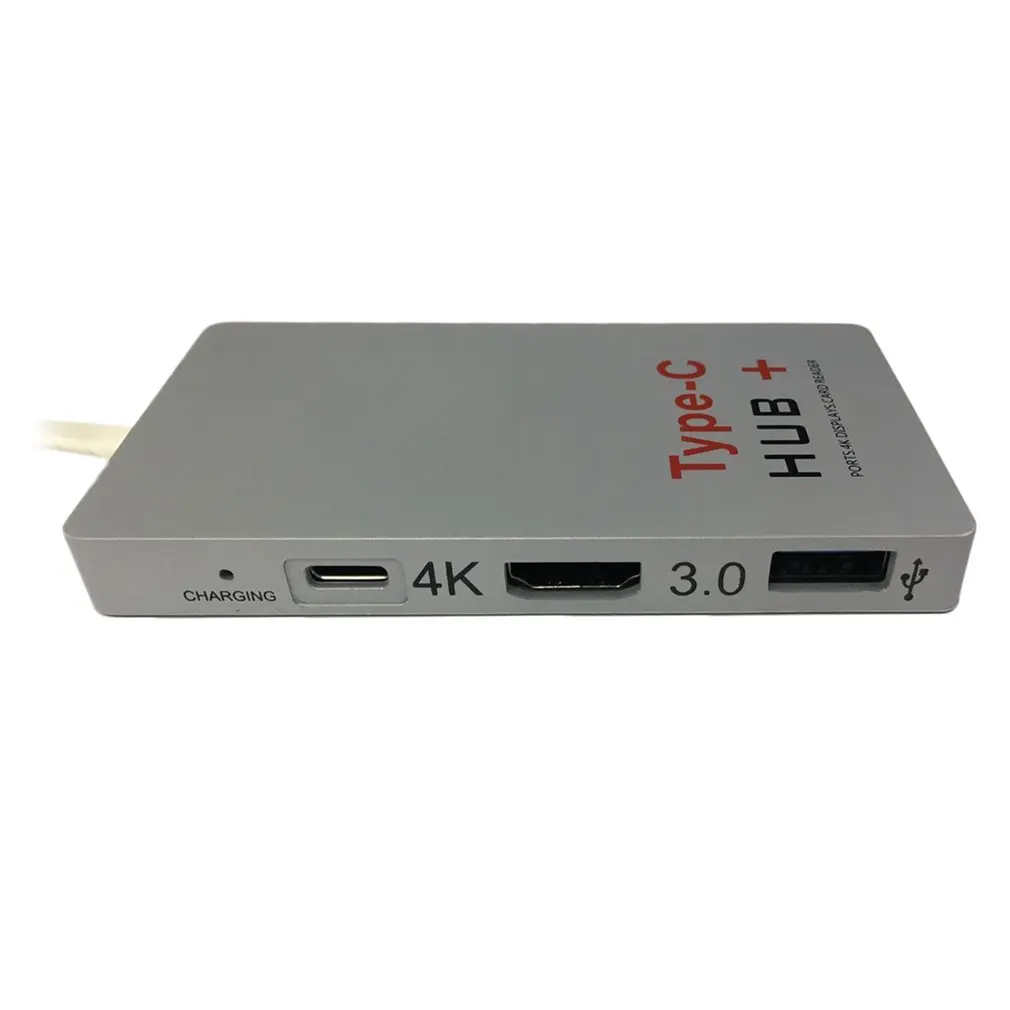USB3.1 USB-C концентратор+ PD зарядка USB 3,0 концентратор зарядное устройство концентратор тип-c кардридер адаптер HD 4k HDMI конвертер