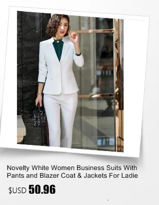 Модные стили Для женщин Бизнес Повседневная обувь комплекты со штанами с комплект из 2 частей брюки и куртки пальто женские офисные Профессиональный пиджаки для женщин