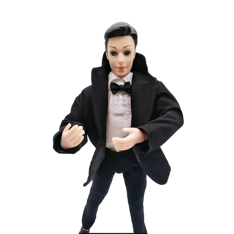 1/6 Ken Clothes Doll Suit Tie Bow Ken Wedding Suit Spotted Tie For Doll Daily Wear Suits Cloth Accessories