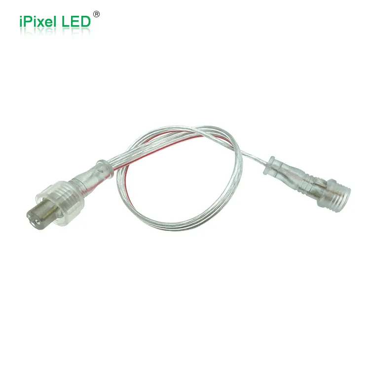 3pin прозрачный удлинитель для RGB/RGBW светодиодные ленты и точечный светильник - Цвет: 100CM length