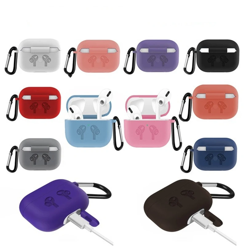 

2019 New Earphone Silicone Case Anti-lost Hook Eartips for Apple Airpods Pro Air Pods 3 Bluetooth Wireless Headphone Accessories