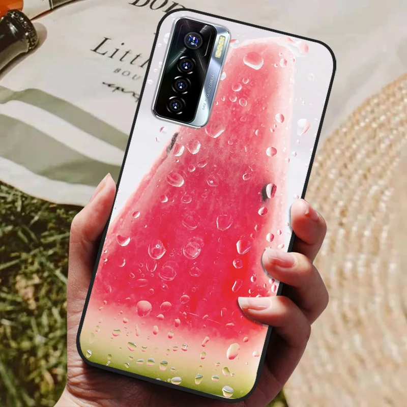 Silicone Back Cover Phone Case with Soft Bumper Coque