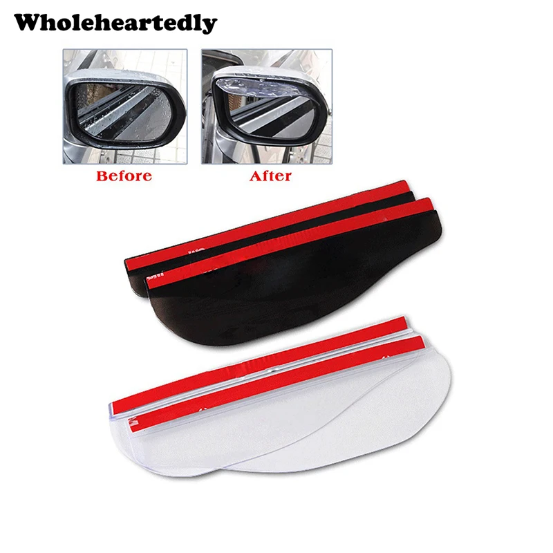 2 шт. пара Универсальные гибкие ПВХ автомобильные аксессуары зеркало заднего