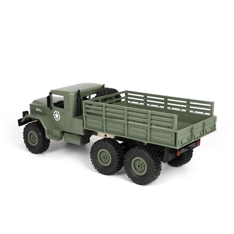 WPL B16 6WD внедорожный RC военный грузовик обновленный комплект 1:16 R/C Сумасшедший Монстр-Трак автомобиль 6 колеса Assembl гусеничный аналогичный B36 Урал