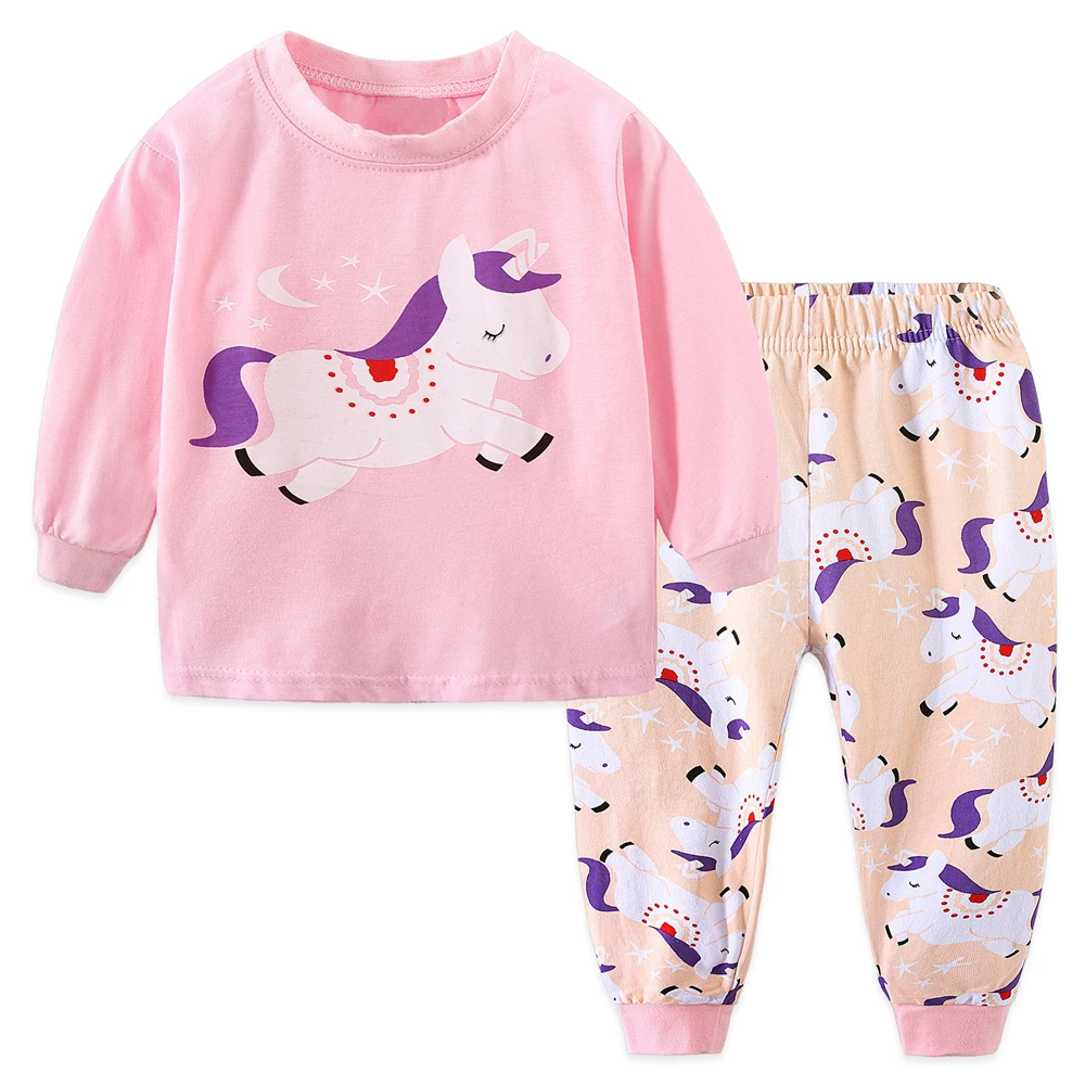 Для маленьких девочек пижамный комплект ночное белье Мой маленький пони