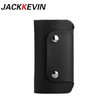 Кожаный брелок для ключей для мужчин и женщин модный простой держатель для ключей Корова Сплит Автомобильный Брелок Кошелек для экономки держатель для карт мини сумка для карт