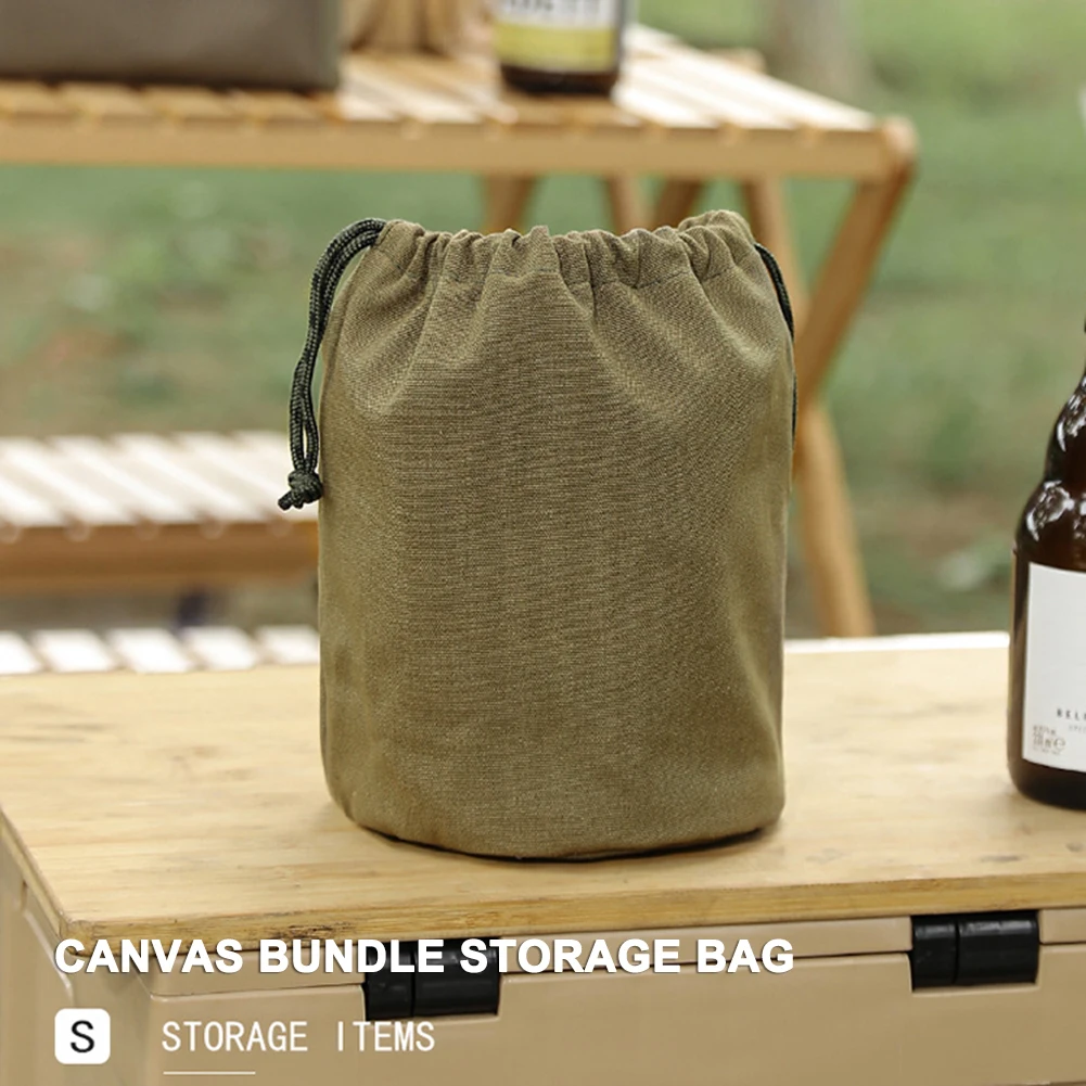 Drawstring Bag Large Capacity Anti-scratch Camping Supplies Camping Travelling Drawstring Sack Sundries Storage Bag for Outdoor