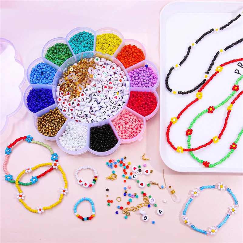 Clay Bead Sets With Shell Lobster Clasp Elastic Thread - Temu