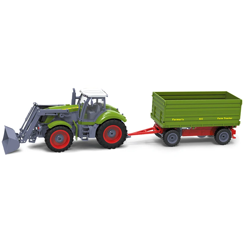 RC Truck 6 Channel 4 Wheel Farm Truck Simulation Farm Tractor 