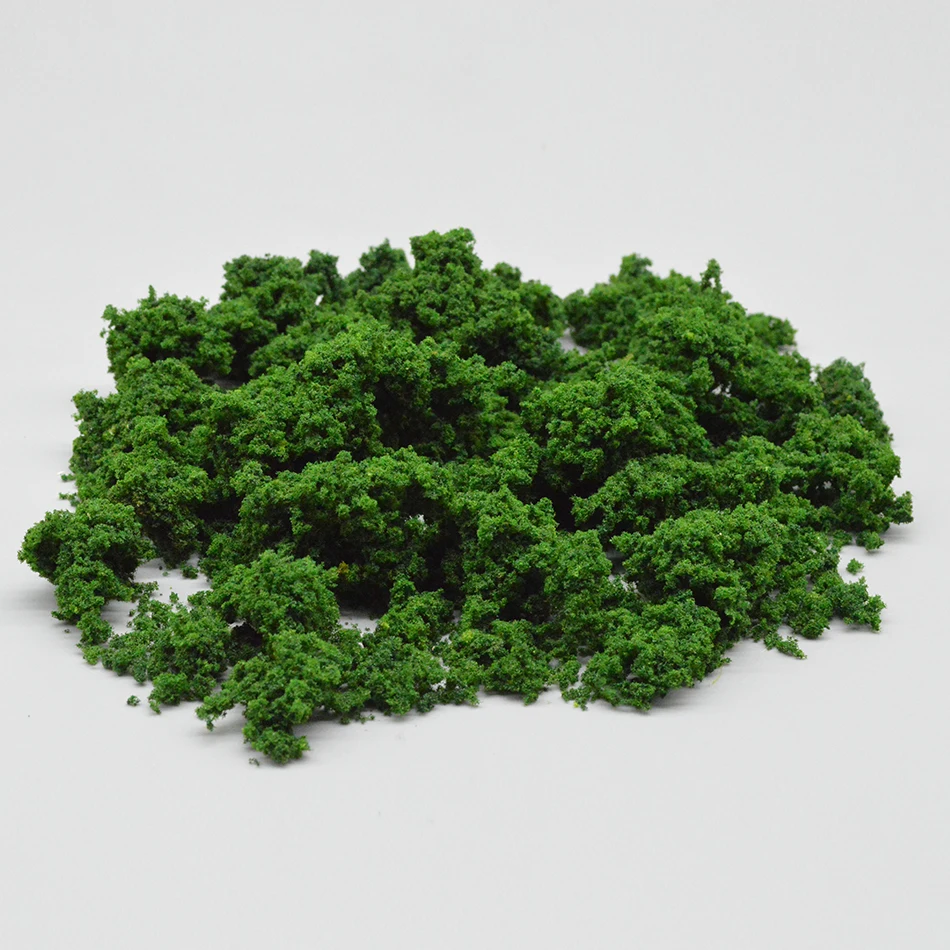 50 г модель зеленый материал кластерный порошок дерево темно-зеленый Хо Модель Дерево изготовление материала для диорама миниатюрный