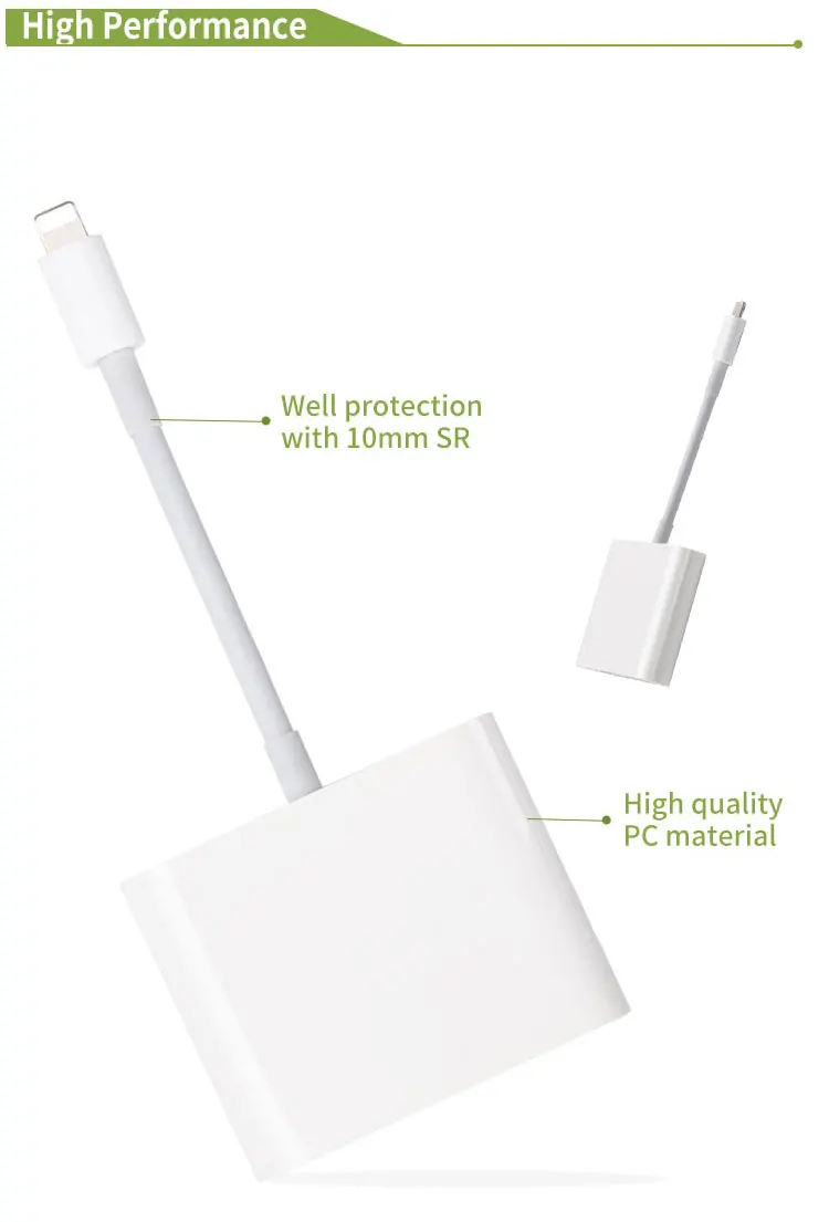 OTG iPhone Aux адаптер освещение для SD/TF/CF кард-ридер 3 в 1 Передача для Apple iPhone 6,7, 8,8 Plus, X, XS поддержка iOS13