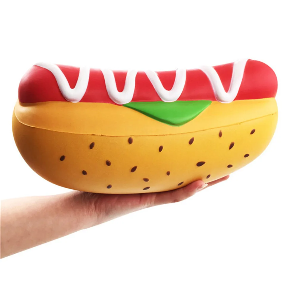 Jumbo хот-дог супер медленно поднимающаяся игрушка прекрасная мягкая сжимающаяся кукла игрушки для снятия стресса для детей подарок изысканный Непоседа вентиляционная игрушка#40