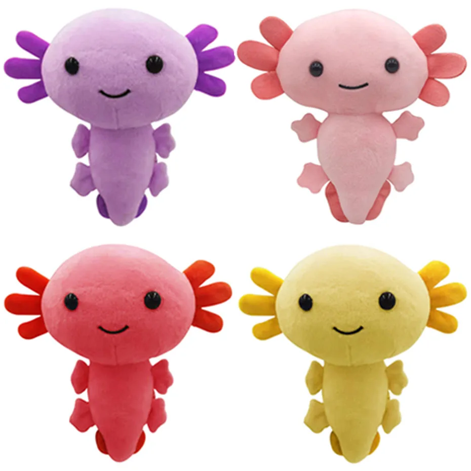 

Axolotl плюшевая игрушка Kawaii Animal Axolotl плюшевые фигурки куклы игрушки мультфильм Axolotl Мягкая кукла подарки для детей подушка для девочек игрушки