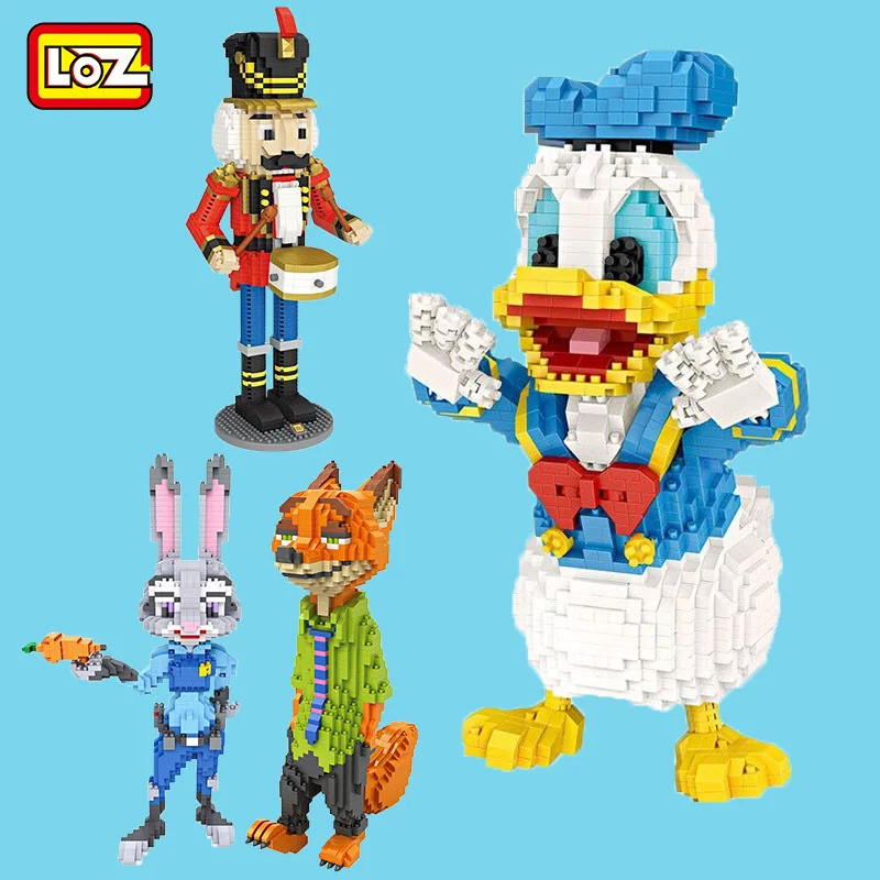 

LOZ Building Blocks LOZ Small Particles of Diamond Creative Assembled 9038 Large Duck Modeling Building Blocks
