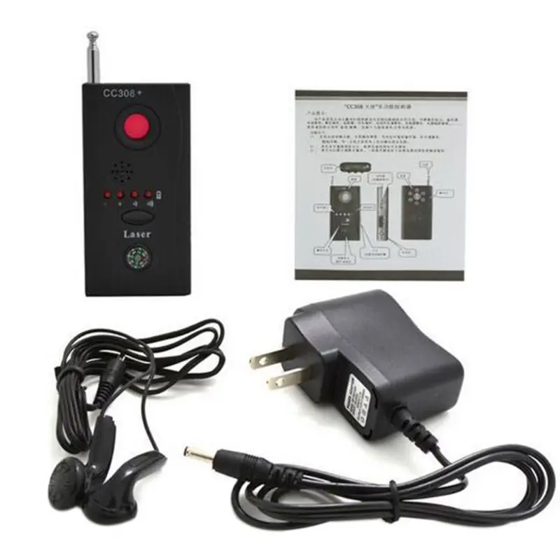 Wholesale CC308 Full Range Wireless Camera GPS Anti-Spy Bug Detect RF Signal Detector GSM Device Finder FNR CC308+