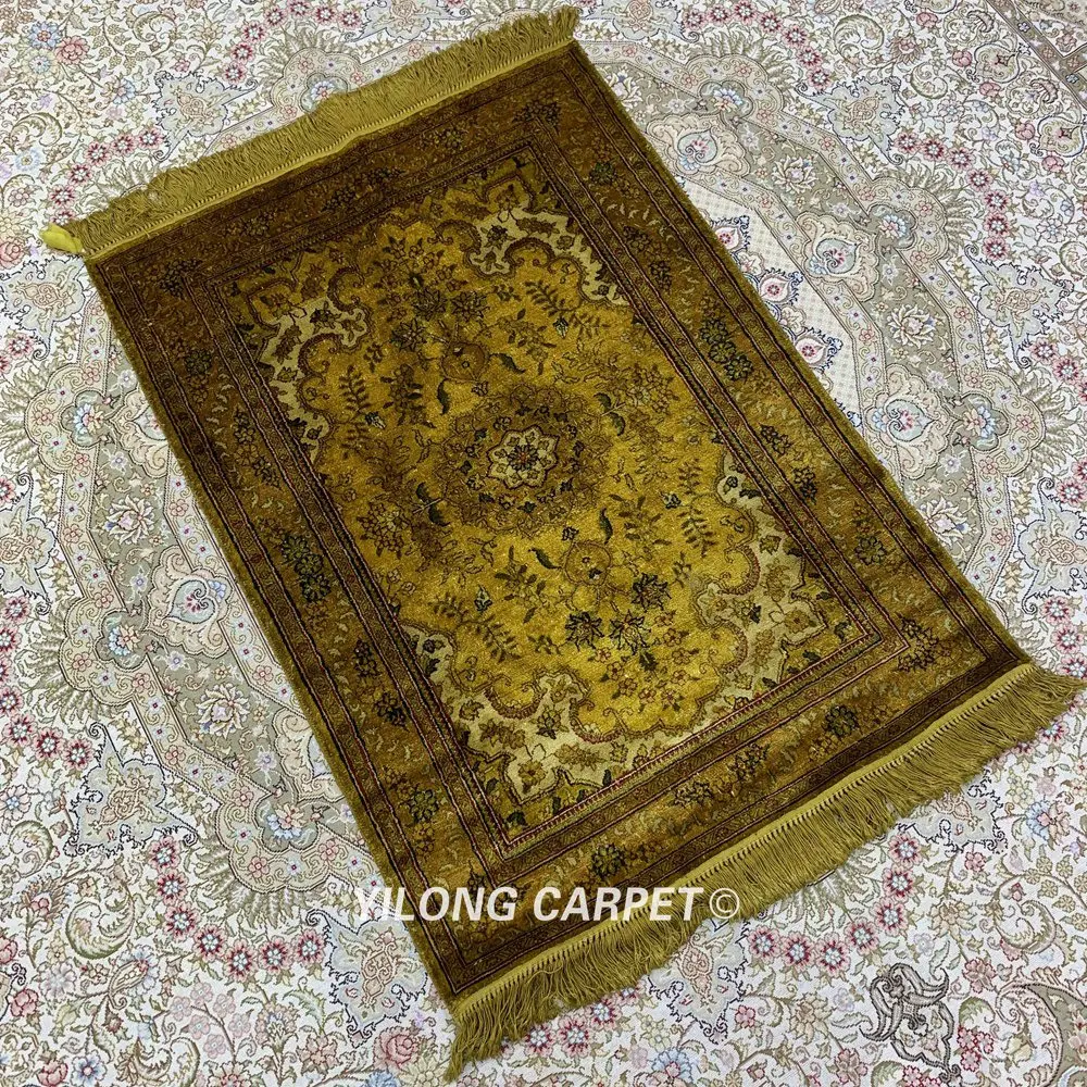Yilong 2'x3' чистый антиквариат старый ручной работы ковры персидский ковер(LH1001B