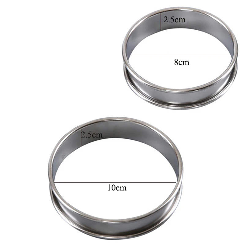 4/6/8pcs Mini Tart Ring Stainless Steel Tartlet Mold Circle 6 Hcb7c9a6e4ead4121b88deb50bddcd1080