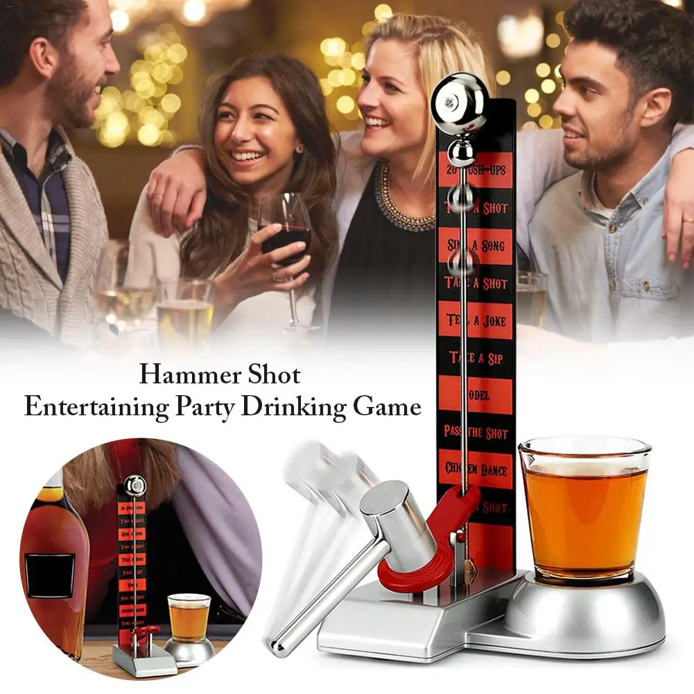 Hammer Shot GAME SET Hammer Shot Entertaining Party Drinking Game Supplies Super Gift Bar Games Party Supplies