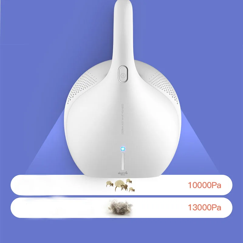 Xiaomi Deerma пылевых клещей пылесос Белый УФ стерилизация ручной пылесос 13000Pa умный дом матрас диван чистящие инструменты