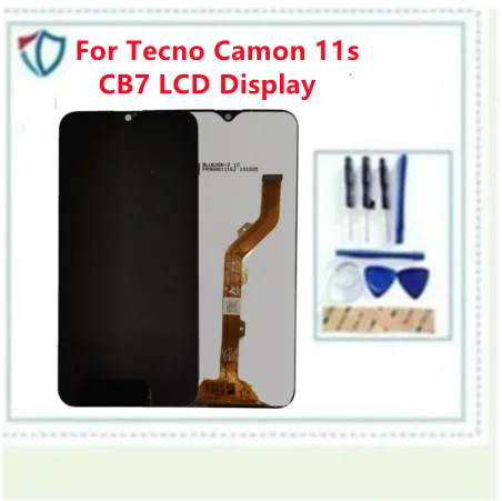 6 2 "для Tecno Camon 11s CB7 ЖК-дисплей черный для 11S ЖК-экран кодирующий преобразователь