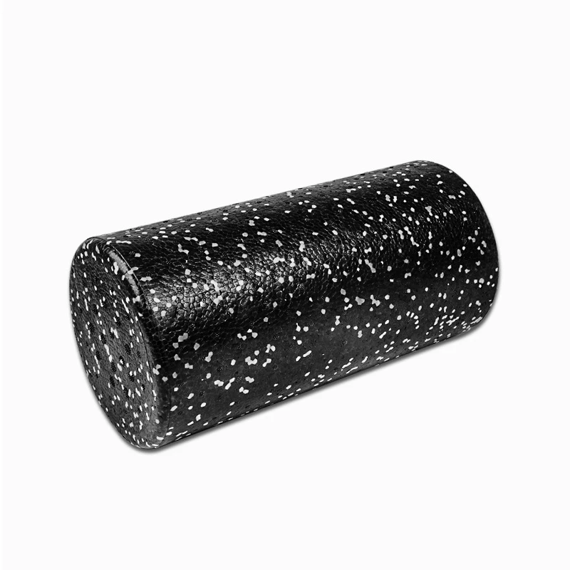 Black white 30cm Пена ролик EPP фитнес Йога триггер-точка ролик тренировки фитнес Йога блок прибор для занятия йогой спортивный массажный ролик - Color: Black white 30cm