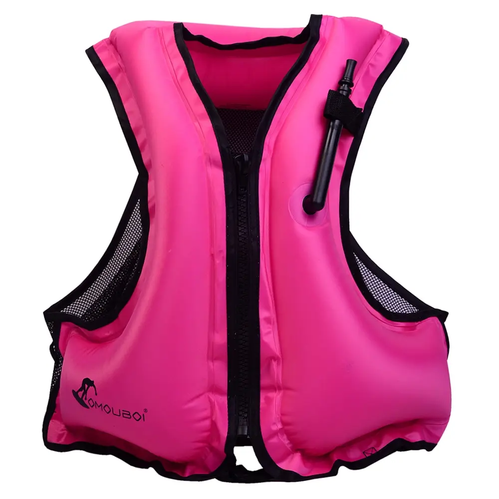 Профессиональный Взрослый плавающий рыбацкий спасательный жилет Подводное плавание плавающее устройство дрейфующий серфинг водный спорт спасательный жилет - Цвет: Розовый