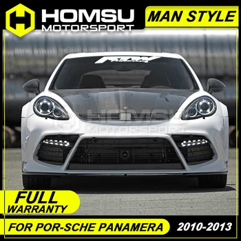 

MSY style FRP Unpainted Car Body Kit Front Rear Bumper Side Skirts Wheel Eyebrows Exhaust Pipes For Porsche Panamera 2010-2013