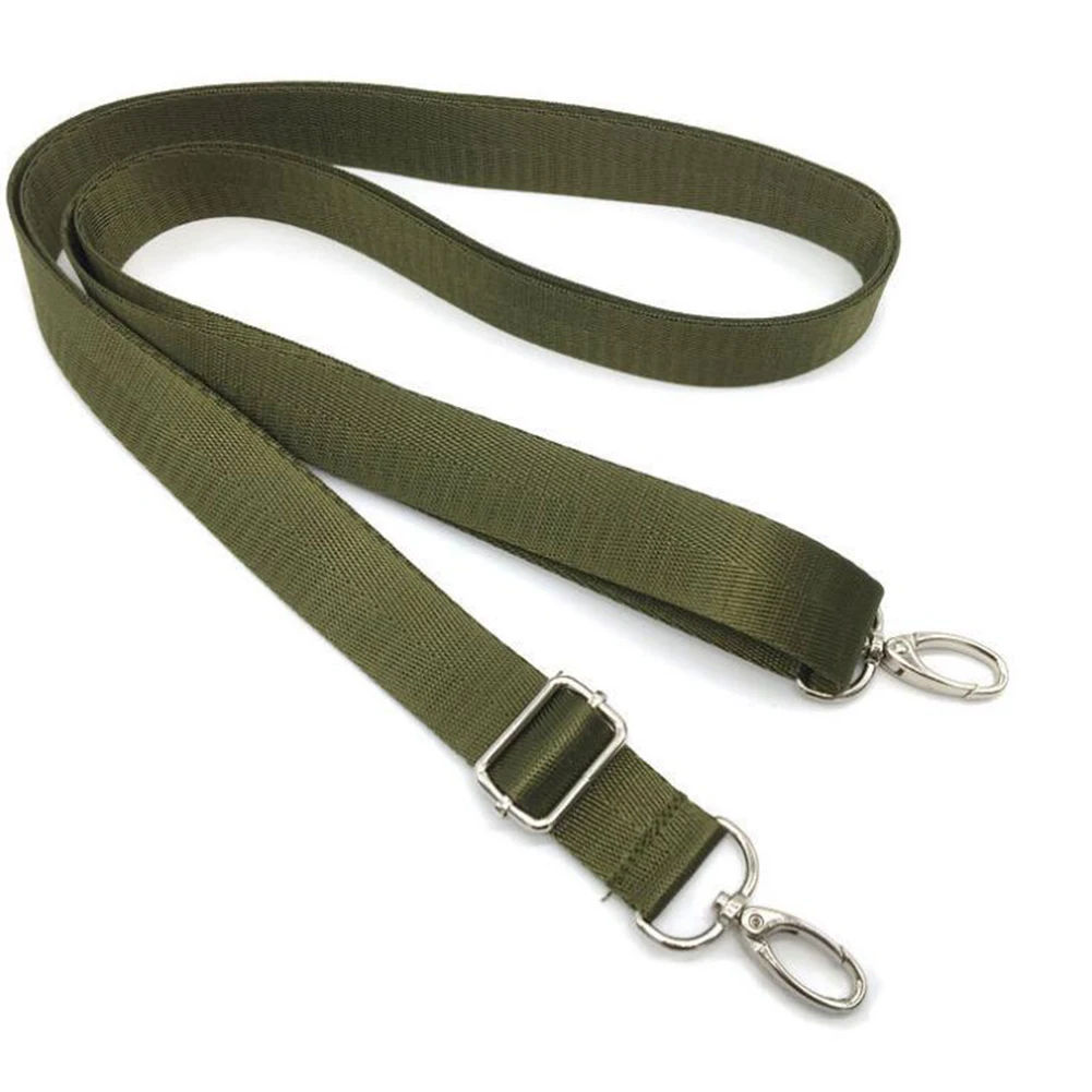 Army Green Сумки через плечо, сумка на ремне, сплошной цвет, широкий регулируемый, для женщин, сделай сам, Подарочный ремень, сменная ручка, сумки через плечо, запчасти - Цвет: Army Green