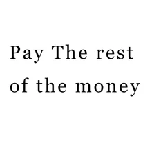 YUXINBRIDAL Pay the rest of the money