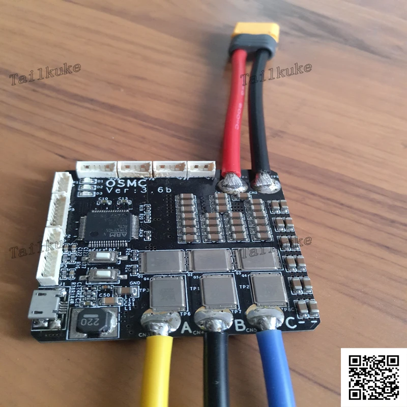 V3.6b ODrive одноосевой высокопроизводительный Высокоточный BLDC DRV8301 FOC трехкольцевой