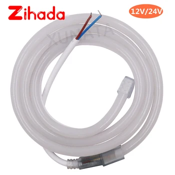 

DC 12V 24V Neon Light Waterproof SMD 2835 LED Strip Light 120 LEDs/m Neon Sign Flexible Tape Ribbon LED Light Lamp Lighting