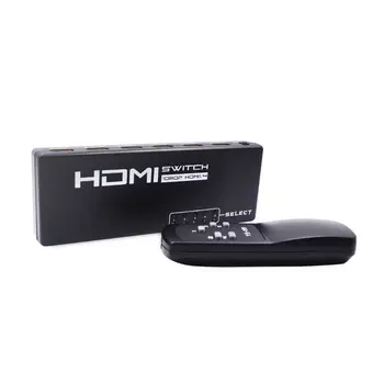

5 Port Hdmi Selector Splitter Switch Switcher 1080P Video Audio Converter For Ps4 Xboxone Monitor Remote Control