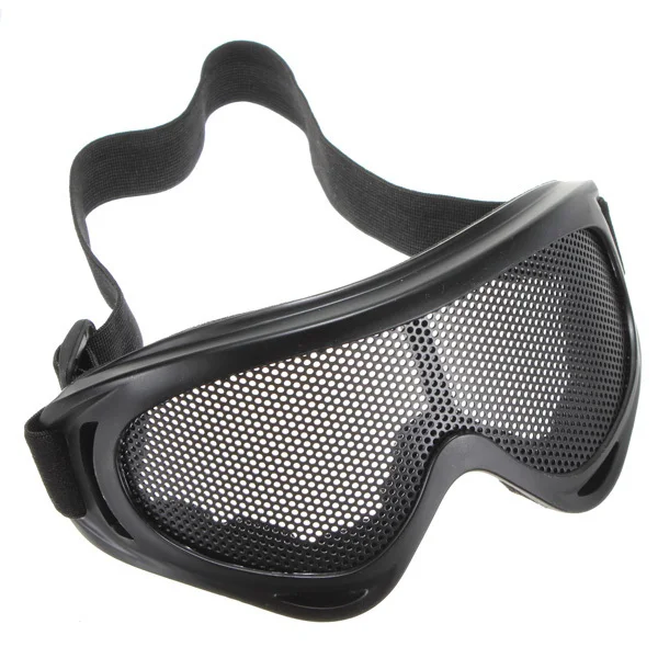 SINAIRSOFT Outdoor Hiking Eyewear Airsoft Tactical Eye Protection Mask Metal Mesh Glasses Camping Hunting Safety Goggle 3 Colors safety goggles,tactical goggles,shooting glasses