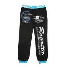 Мужские брюки для бега, хлопковые свободные, с буквенным дизайном и эластичной резинкой на талии, мужские хип-поп-брюки, повседневные мужские брюки с рисунком граффити