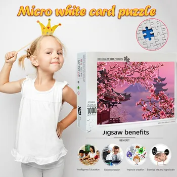 

Family leisure and entertainment Adult Children Puzzles 1000 Piece Large Jigsaw Puzzle Game Interesting Toy Personalized Gift H4