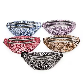 

11.11 Fashion Women Leopard Print Double Zipper Shoulder Chest Bag Waist Fanny Pack Christmas gift