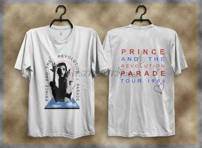 

Vintage Prince And The Revolution Parade Tour 1986 Top Tee T Shirt Reprint